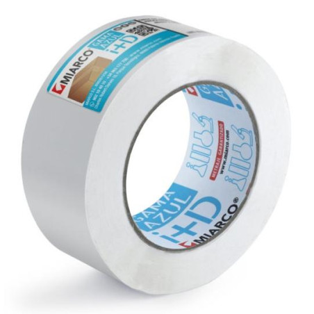 (22709) MIARCO CINTA DE EMBALAJE GAMA AZUL ROLLO 48X132 BLANCO