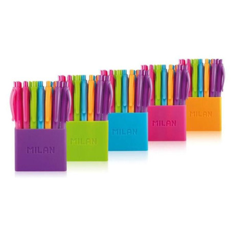 (176555124) MILAN BOLIGRAFO P1 TOUCH COLOURS SURTIDOS BOTE 24 UD