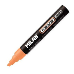 (591293212) MILAN FLUOGLASS ROTULADOR BORRABLE NARANJA