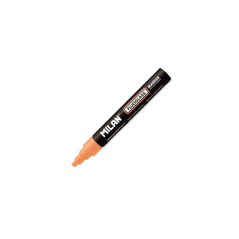 (591293212) MILAN FLUOGLASS ROTULADOR BORRABLE NARANJA (591293212) MILAN FLUOGLASS ROTULADOR BORRABLE NARANJA