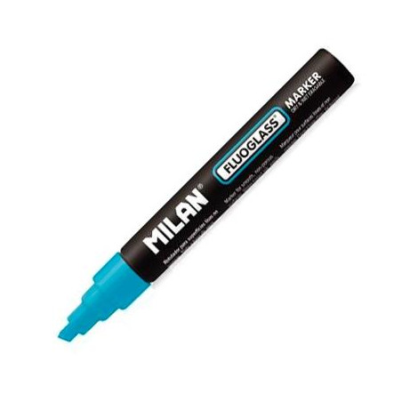 (591295212) MILAN FLUOGLASS ROTULADOR BORRABLE AZUL