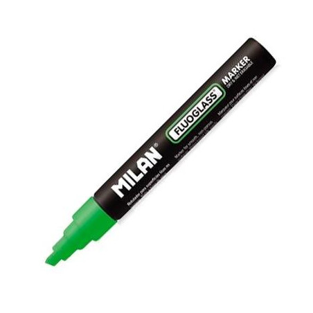 (591296012) MILAN FLUOGLASS ROTULADOR BORRABLE VERDE
