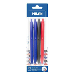 (BWM10254) MILAN BOLIGRAFO P1 TOUCH SURTIDOS BLISTER -4U-