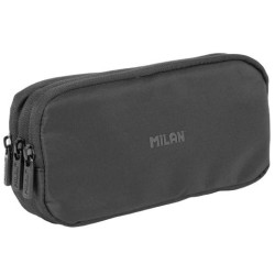 (081135DW) MILAN PORTATODO 3 CREMALLERAS SERIE SHADOW NEGRO