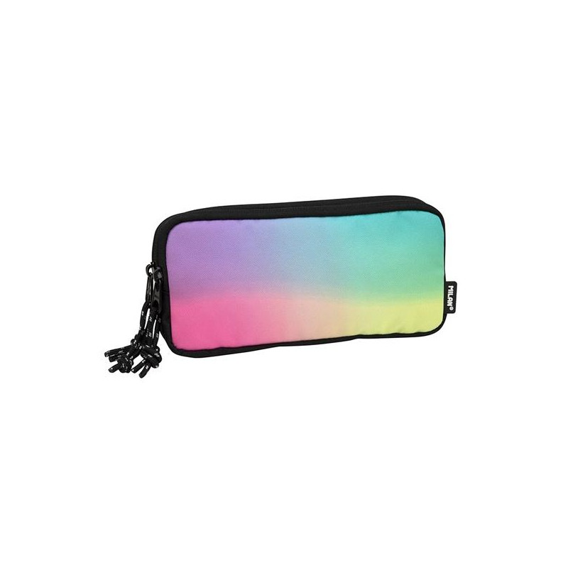 (081135SNK1) MILAN PORTATODO 3 CREMALLERAS SUNSET NEGRO