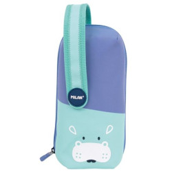 (08872FAB) MILAN KIT 4 ESTUCHES C/CONTENIDO SERIE ESPECIAL FUN ANIMALS AZUL