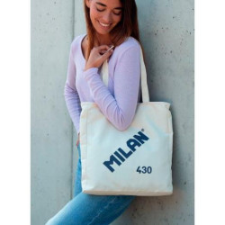 (62102SNCBG) MILAN BOLSO SHOPPER COLECCIÓN 430 SINCE 1918 BEIGE