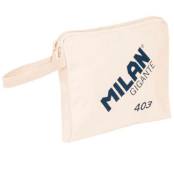 (62105G403BG) MILAN BOLSA DE MANO MILAN GIGANTE 403 SINCE 1918 BEIGE