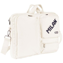 (624303SNCBG) MILAN MALETÍN PARA PORTÁTIL 17" COLECCIÓN 430 SINCE 1918 BEIGE