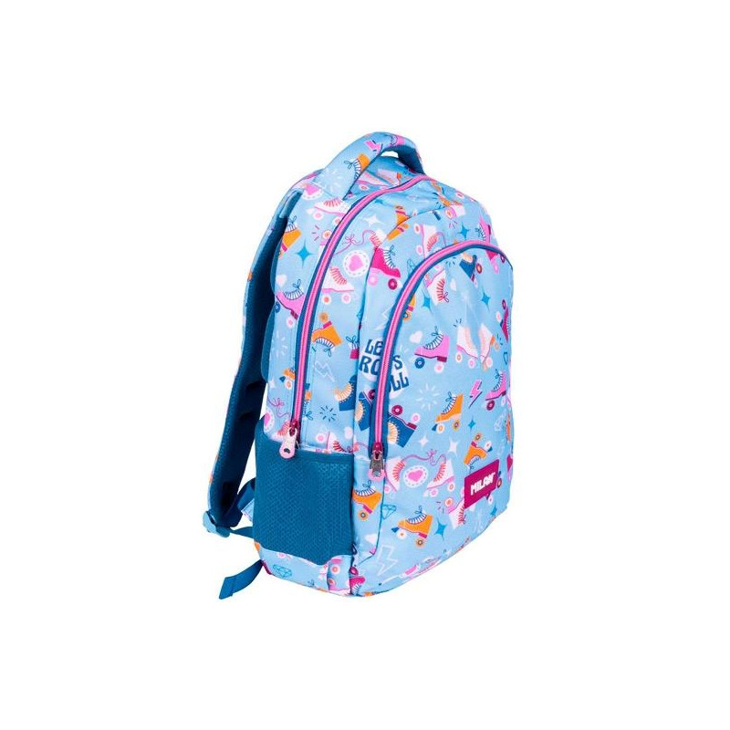 (624601RL2) MILAN MOCHILA ESCOLAR 2 CREMALLERAS 21L SERIE ESPECIAL ROLLER 2 (624601RL2) MILAN MOCHILA ESCOLAR 2 CREMALLERAS 21L SERIE ESPECIAL ROLLER 2