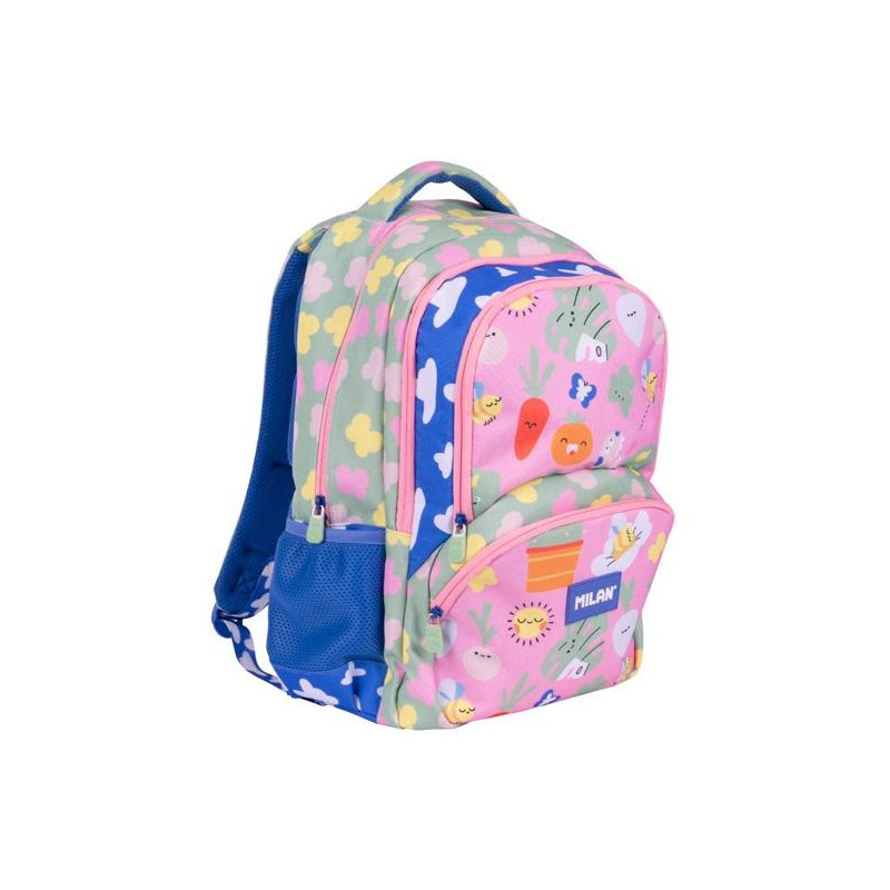 (624604GG) MILAN MOCHILA ESCOLAR 4 CREMALLERAS 25L SERIE ESPECIAL GREEN & GROW (624604GG) MILAN MOCHILA ESCOLAR 4 CREMALLERAS 25L SERIE ESPECIAL GREEN & GROW