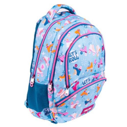 (624604RL2) MILAN MOCHILA ESCOLAR 4 CREMALLERAS 25L SERIE ESPECIAL ROLLER 2