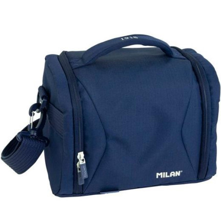 (08808SNCB) MILAN BOLSA ISOTÉRMICA PORTA ALIMENTOS GRAN CAPACIDAD 5L SERIE 1918 AZUL MARINO