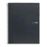 (MR2120) MIQUELRIUS CUADERNO ESPIRAL 160H A5+ 70GR 5X5MM 2 TALADROS MICROPERFORADO 4 BANDAS COLOR T/EXTRADURAS GRAFITO
