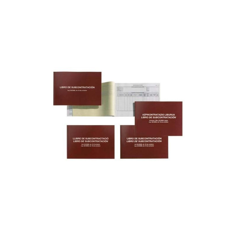 (MR5089) MIQUELRIUS LIBRO DE SUBCONTRATACIÓN OFICIAL CASTELLANO -5U- (MR5089) MIQUELRIUS LIBRO DE SUBCONTRATACIÓN OFICIAL CASTELLANO -5U-