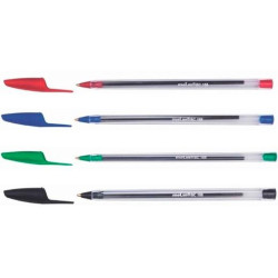 (BC188-50-9) MOLIN BOLÍGRAFO BASIC CRISTAL BALL POINT PEN NEGRO
