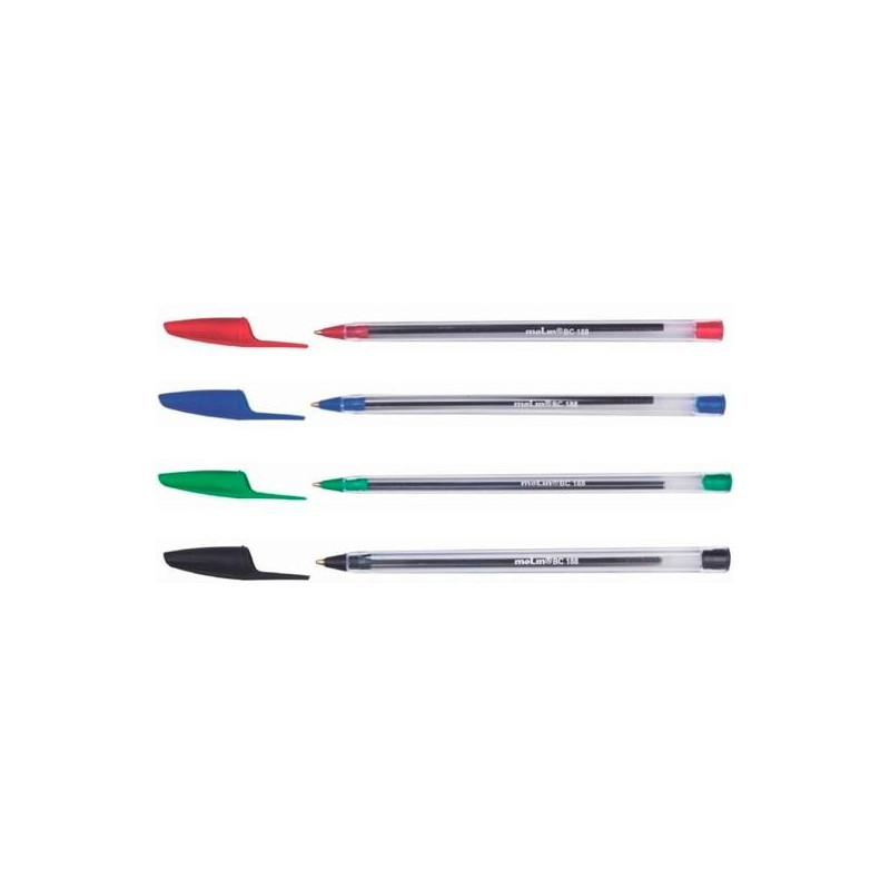 (BC188-50-9) MOLIN BOLÍGRAFO BASIC CRISTAL BALL POINT PEN NEGRO (BC188-50-9) MOLIN BOLÍGRAFO BASIC CRISTAL BALL POINT PEN NEGRO