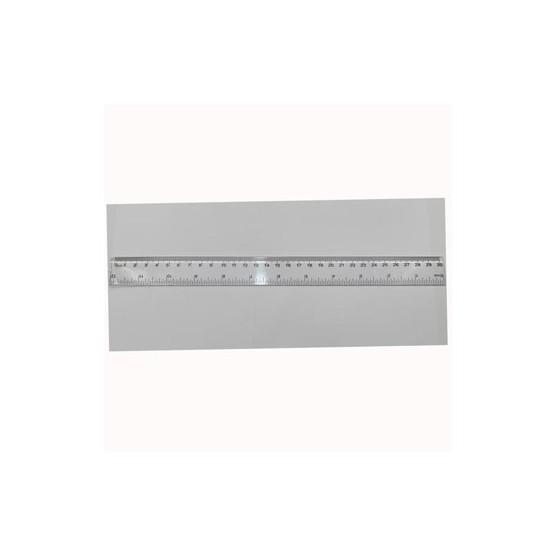 (SCG991) MOLIN REGLA ESCOLAR 30CM TRANSPARENTE (SCG991) MOLIN REGLA ESCOLAR 30CM TRANSPARENTE
