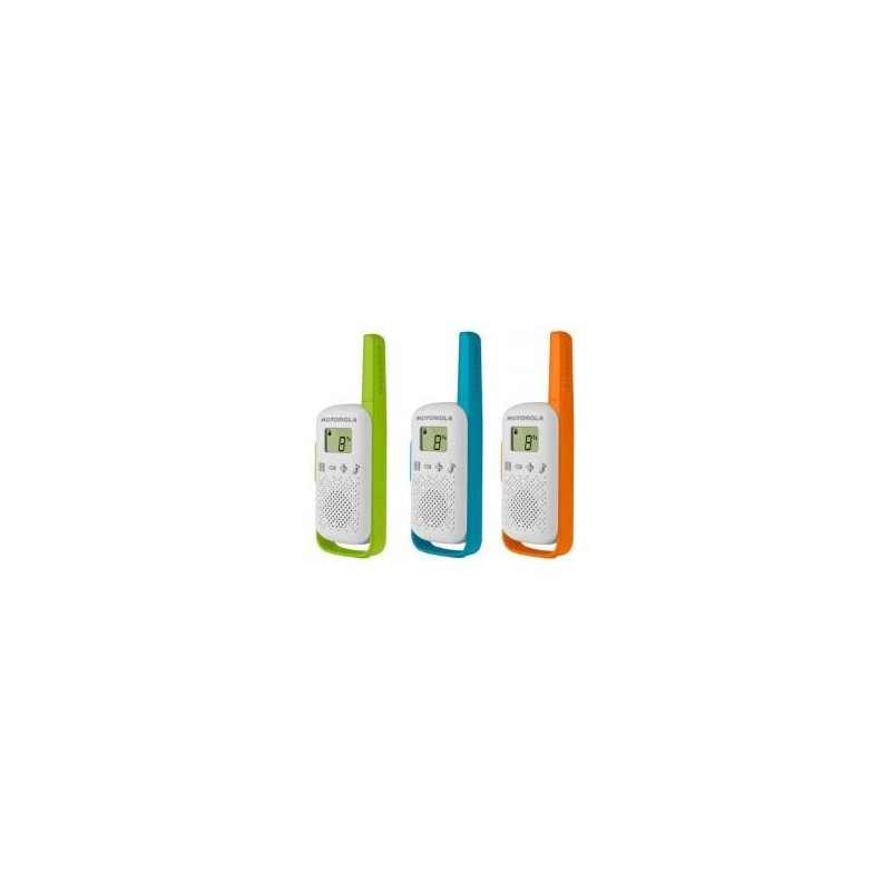 (B4P00811MDKMAW) MOTOROLA WALKIE TALKIE T42 TRIPLE PACK (B4P00811MDKMAW) MOTOROLA WALKIE TALKIE T42 TRIPLE PACK