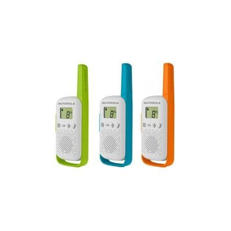 (B4P00811MDKMAW) MOTOROLA WALKIE TALKIE T42 TRIPLE PACK