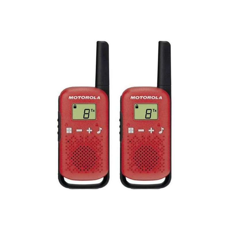 (B4P00811RDKMAW) MOTOROLA WALKIE TALKIE T42 ROJO (B4P00811RDKMAW) MOTOROLA WALKIE TALKIE T42 ROJO