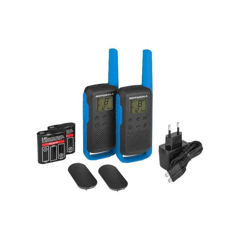 (B6P00811LDRMAW) MOTOROLA WALKIE TALKIE T62 AZUL (B6P00811LDRMAW) MOTOROLA WALKIE TALKIE T62 AZUL