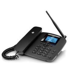 (E98000N07B1AES) MOTOROLA TELEFONO INALAMBRICO FW200L CON SIM 2G GSM CON BATERIA AUXILIAR NEGRO