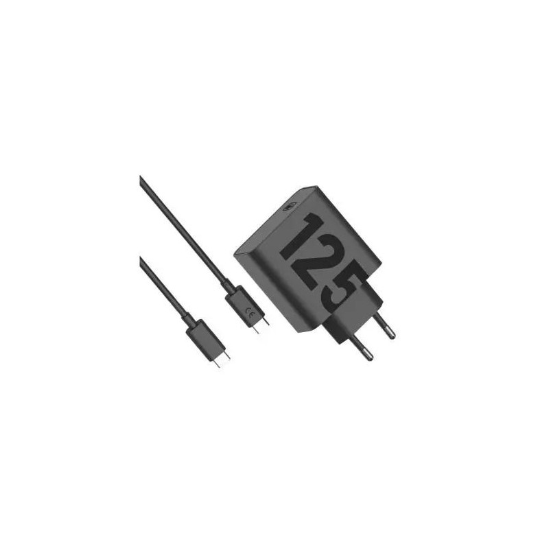 (SJMC1252) MOTOROLA CARGADOR PARED CON CABLE USB-C TURBO POWER GAN 125W (SJMC1252) MOTOROLA CARGADOR PARED CON CABLE USB-C TURBO POWER GAN 125W