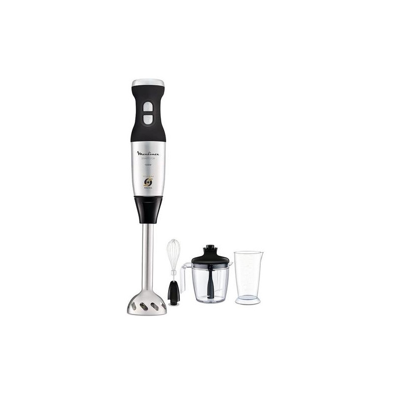(DD883D10) MOULINEX BATIDORA DE MANO STEELFORCE 1000W NEGRO Y ACERO (DD883D10) MOULINEX BATIDORA DE MANO STEELFORCE 1000W NEGRO Y ACERO