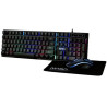 (PEGASUS3IN1) NASA KIT GAMING TECLADO + RATÓN + ALFOMBRILLA CABLE USB NEGRO