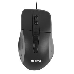 (MOUSB1001) NILOX RATÓN CABLE USB 1000PPP NEGRO