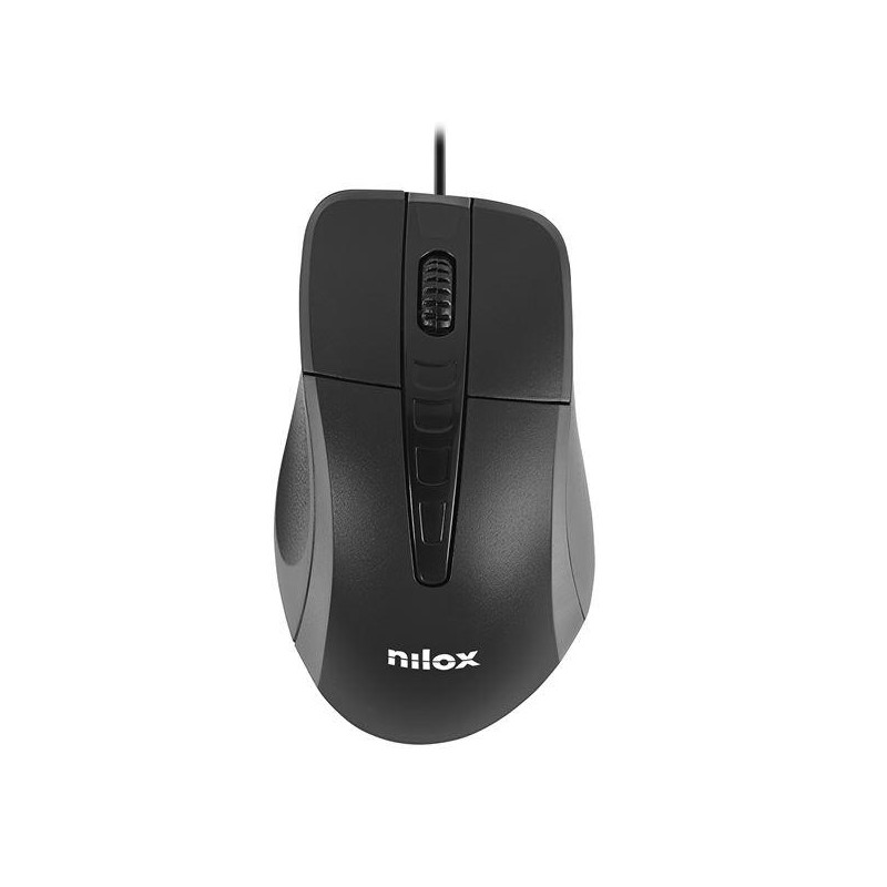 (MOUSB1001) NILOX RATÓN CABLE USB 1000PPP NEGRO (MOUSB1001) NILOX RATÓN CABLE USB 1000PPP NEGRO