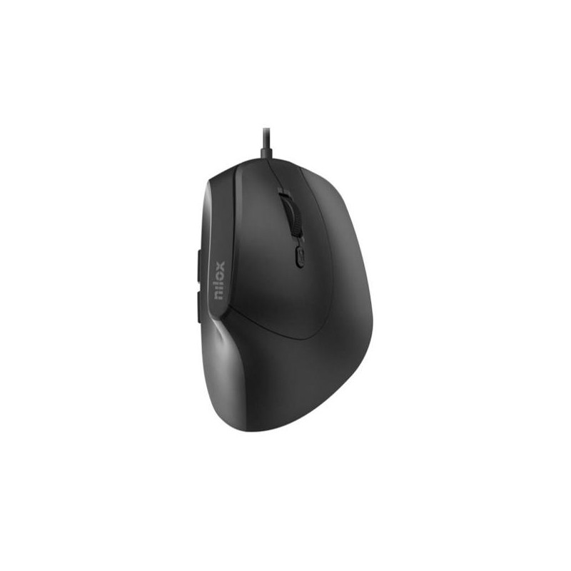 (MOUSB3013) NILOX RATÓN VERTICAL C/ CABLE 3600 PPP NEGRO (MOUSB3013) NILOX RATÓN VERTICAL C/ CABLE 3600 PPP NEGRO