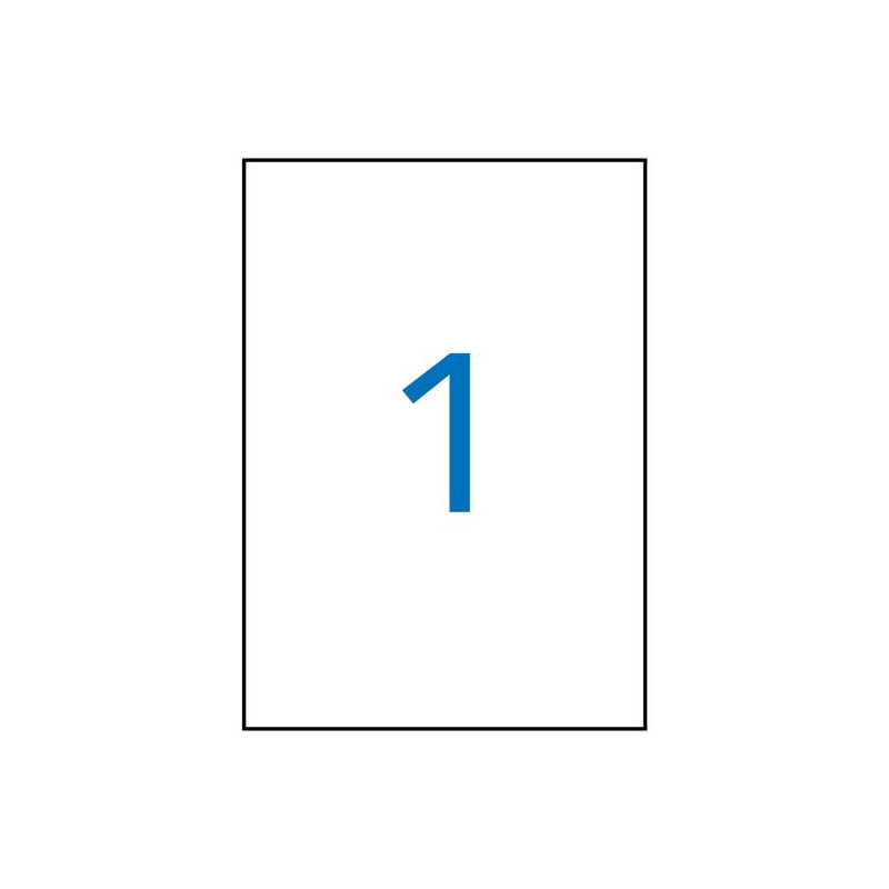 (01228) APLI ETIQUETAS ADHESIVAS 210X297MM LÁSER C/RECTOS 1 X 20H POLIÉSTER BLANCO (01228) APLI ETIQUETAS ADHESIVAS 210X297MM LÁSER C/RECTOS 1 X 20H POLIÉSTER BLANCO