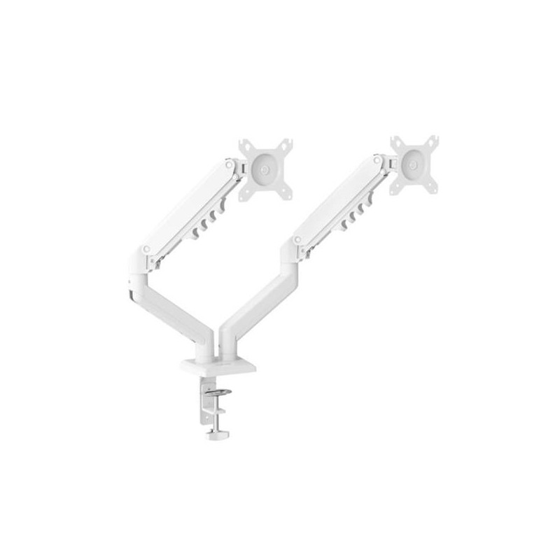 (NXDMA02W) NILOX SOPORTE DE MESA GIRATORIO E INCLINABLE 2 BRAZOS ARTICULADO HASTA 32" BLANCO (NXDMA02W) NILOX SOPORTE DE MESA GIRATORIO E INCLINABLE 2 BRAZOS ARTICULADO HASTA 32" BLANCO