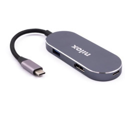 (NXDSUSBC01) NILOX DOCK STATION 3 PUERTOS USB 3.0 1