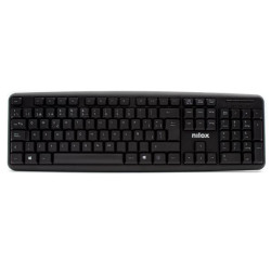 (NXKBE000002) NILOX TECLADO CABLE USB NEGRO