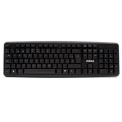 (NXKBE000011) NILOX TECLADO CABLE USB NEGRO ESPAÑOL