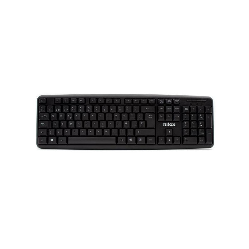 (NXKBE000011) NILOX TECLADO CABLE USB NEGRO ESPAÑOL (NXKBE000011) NILOX TECLADO CABLE USB NEGRO ESPAÑOL