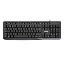 (NXKBE000013) NILOX TECLADO CABLE USB NEGRO ESPAÑOL