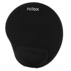 (NXMPE01) NILOX ALFOMBRILLA ERGONOMICA PARA RATON NEGRO