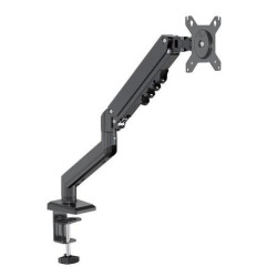 (NXSMA02B) NILOX SOPORTE DE MESA GIRATORIO E INCLINABLE 1 BRAZO ARTICULADO HASTA 32" NEGRO