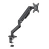 (NXSMA02B) NILOX SOPORTE DE MESA GIRATORIO E INCLINABLE 1 BRAZO ARTICULADO HASTA 32" NEGRO