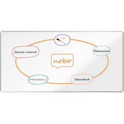 (1915454) NOBO PIZARRA BLANCA PREMIUM PLUS 240X120CM MELAMINA BLANCO