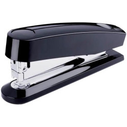 (020-1056) NOVUS GRAPADORA HARMONY B7 FUNCIÓN AUTOMÁTICA + CAJA 200 GRAPAS 24/6 DIN SUPER NEGRO