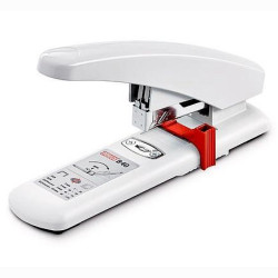 (023-0056) NOVUS GRAPADORA DE GRUESOS B40 ERGONÓMICA GRAN CAPACIDAD  GRIS CLARO 100 HOJAS