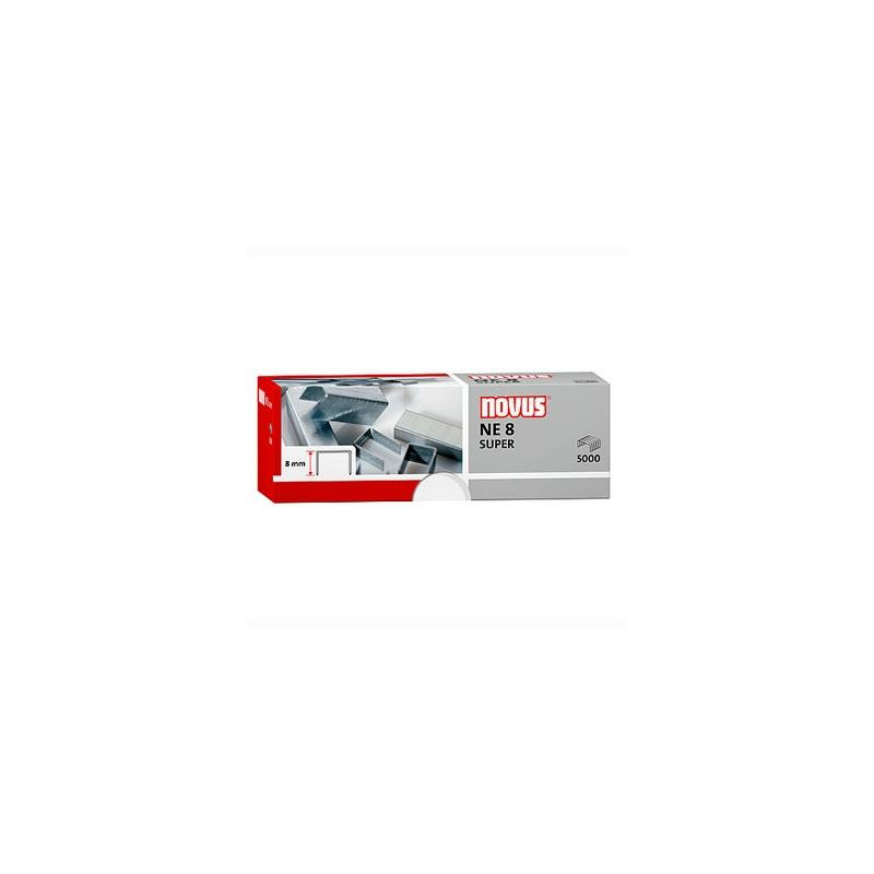 (042-0002) NOVUS GRAPAS NE 8 SUPER PARA GRAPADORAS ELÉCTRICAS CAJA 5000 UD (042-0002) NOVUS GRAPAS NE 8 SUPER PARA GRAPADORAS ELÉCTRICAS CAJA 5000 UD