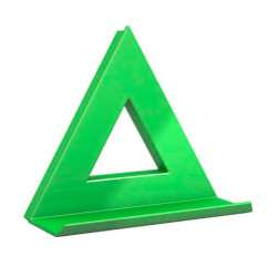 (95552-14821) NOVUS DAHLE 95552 IMÁN MEGA MAGNET TRIÁNGULO XL 9X9CM C/BANDEJA VERDE