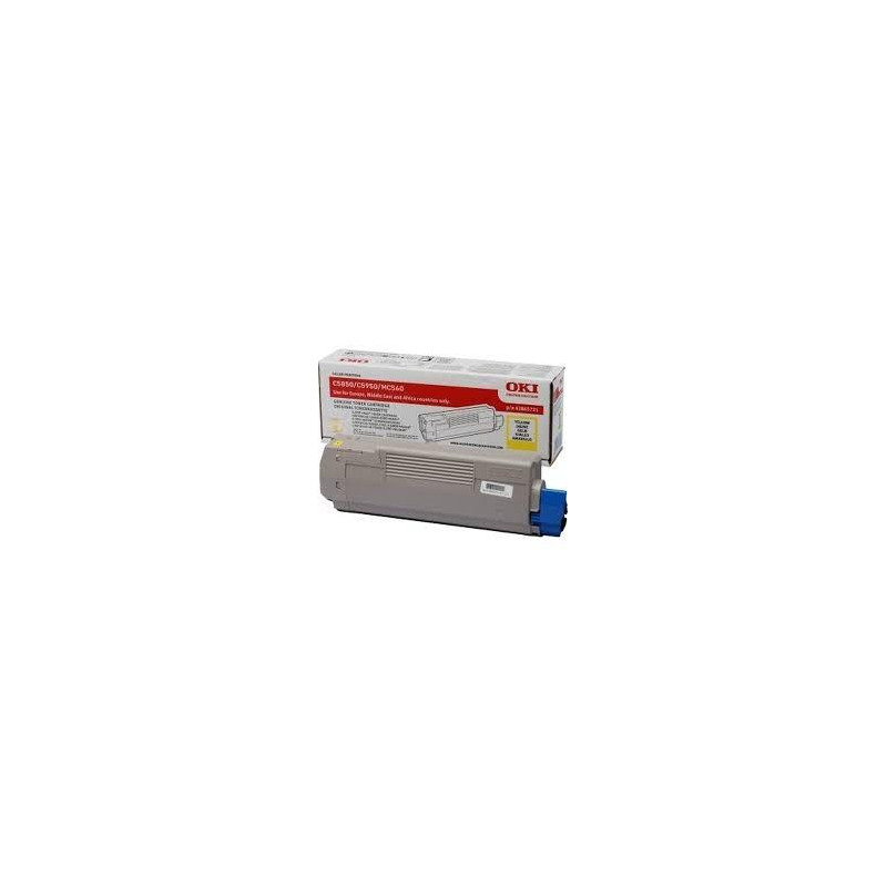 (43865721) OKI TONER AMARILLO C-5850/5950/MC560 (6.000 COPIAS) (43865721) OKI TONER AMARILLO C-5850/5950/MC560 (6.000 COPIAS)