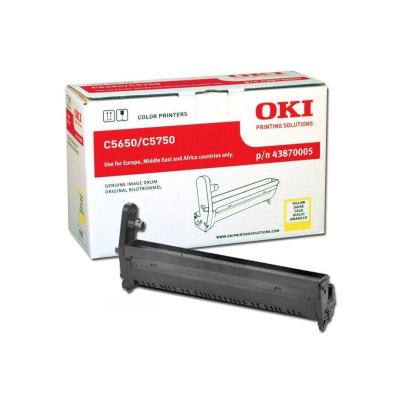 (43870005) OKI TAMBOR AMARILLO C-5650/5750